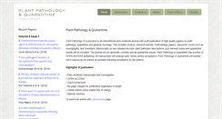 Desktop Screenshot of plantpathologyquarantine.org