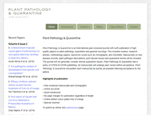 Tablet Screenshot of plantpathologyquarantine.org